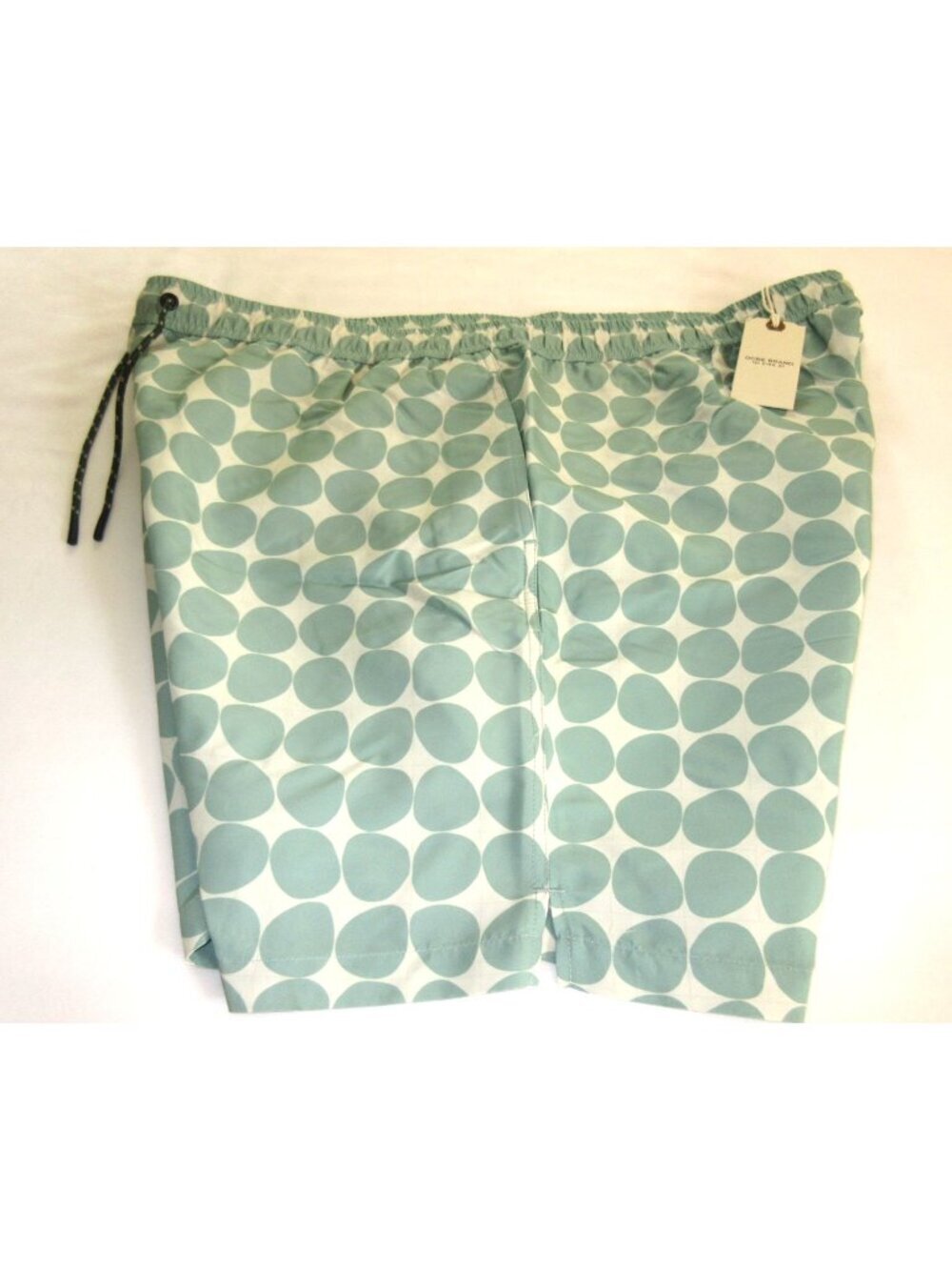 Oobe Brand Men's Kona Swim Trunks Stone Ellipse White Green Circles Sizes NWT